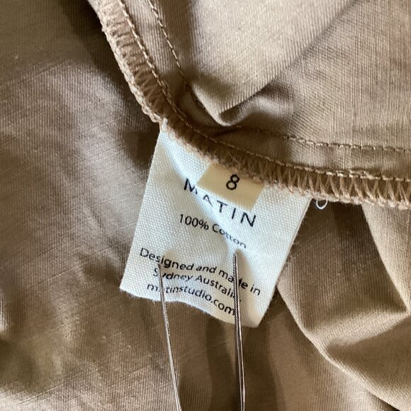 MATIN Women’s Khaki Cargo Utility JACKET Size 8 MADE In AUSTRALIA Preowned - Picture 6 of 13